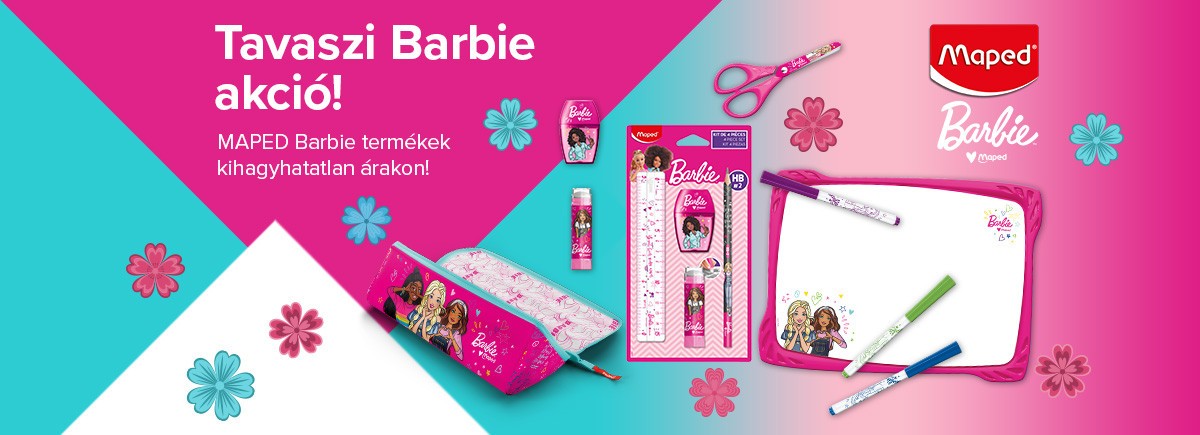 MAPED Barbie termékek kihagyhatatlan áron!