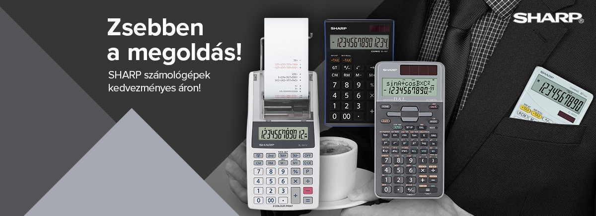SHARP számológépek kedvezményes áron!