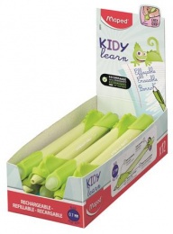 Írástanuló rollertoll, 0,7 mm, radírozható, MAPED "KIDY Learn MAGIC", kaméleon, zöld, 12 db