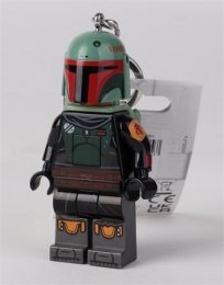 Kulcstartó, LED világítással, LEGO "Star Wars Boba Fett"