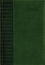 Naptár, tervező, A5, napi, DAYLINER, "Tucson", zöld