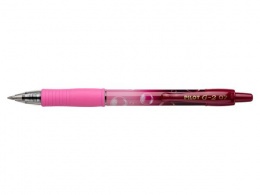 Zseléstoll, 0,32 mm, nyomógombos, PILOT "G-2 Pink Bubble", kék