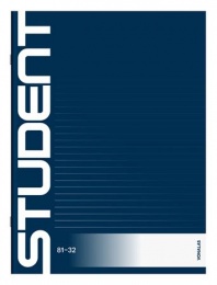 Füzet, tűzött, A4, vonalas, 32 lap, ICO "Student", "81-32"